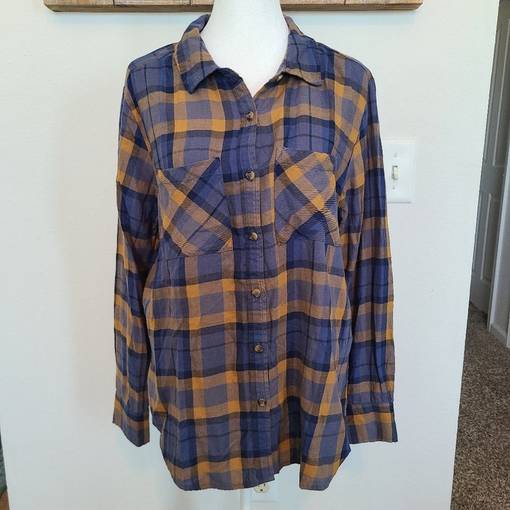 Shyanne Western Wear Plaid Flannel Button Down.